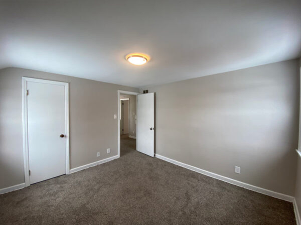 renovated bedroom in a house