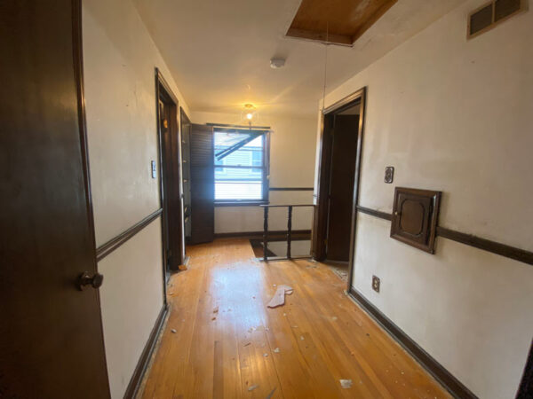 old hallway in house