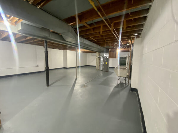 renovated basement project